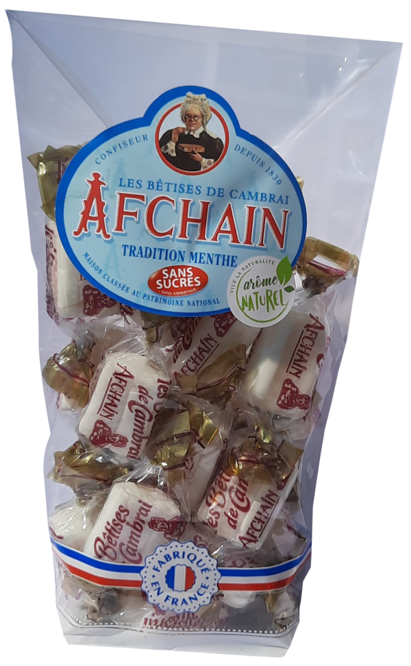 Bêtises de cambrai menthe sans sucre 125g