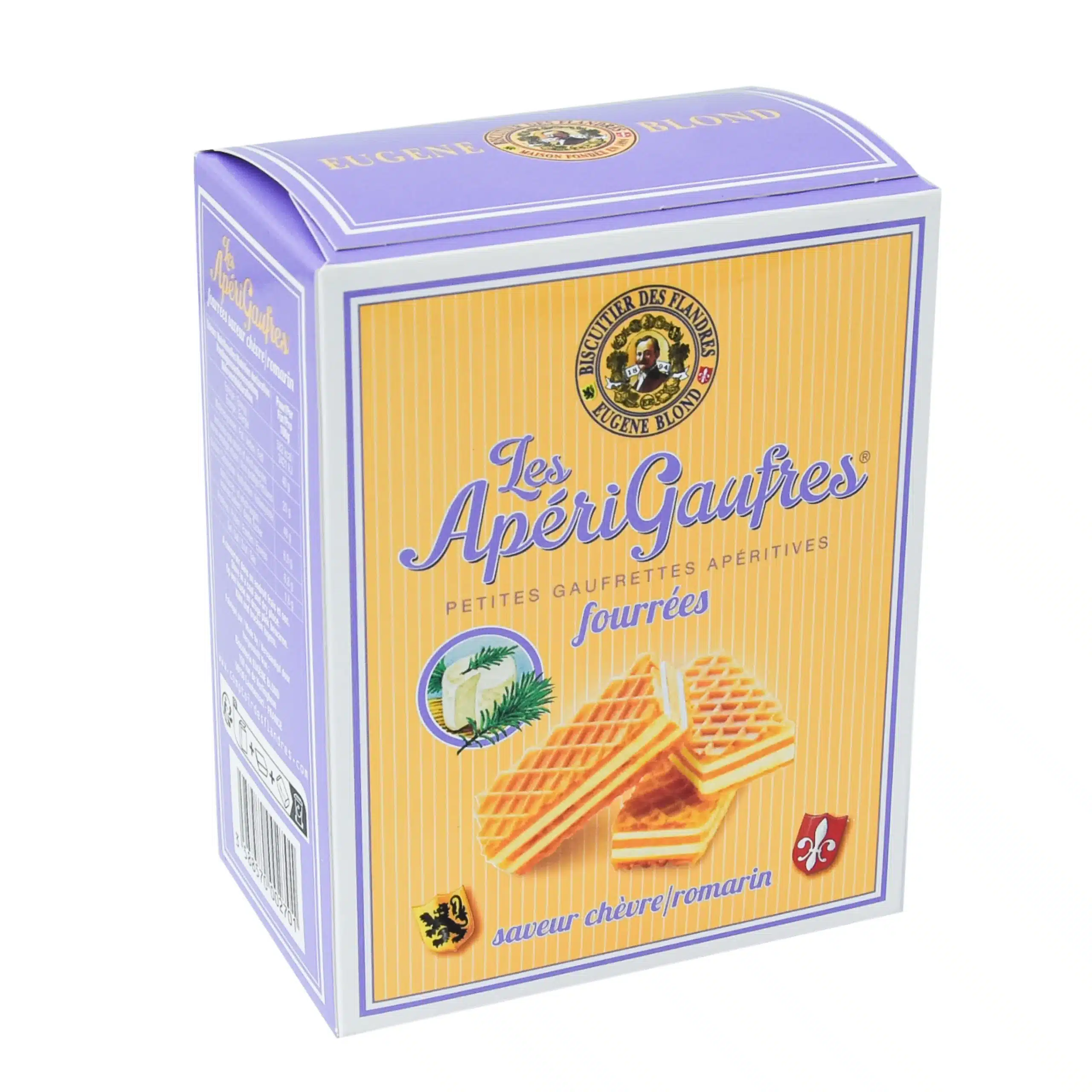Apérigaufres Fourrées Chèvre / Romarin