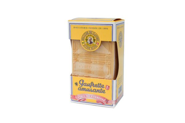 gaufrettes amusantes framboise