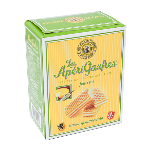 Apérigaufres Fourrées Gouda / Cumin