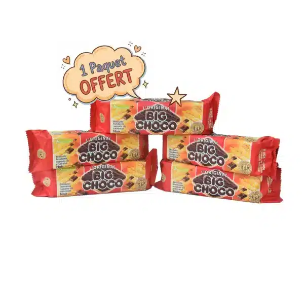 Lot de big choco 4+1 Offert