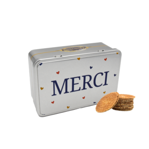 Boite fer Merci maitresse / maitre gaufres fines