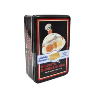 Boite fer Pâtissier Gaufrettes amusante