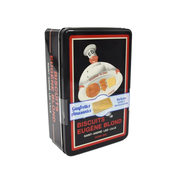 Boite fer Pâtissier Gaufrettes amusante