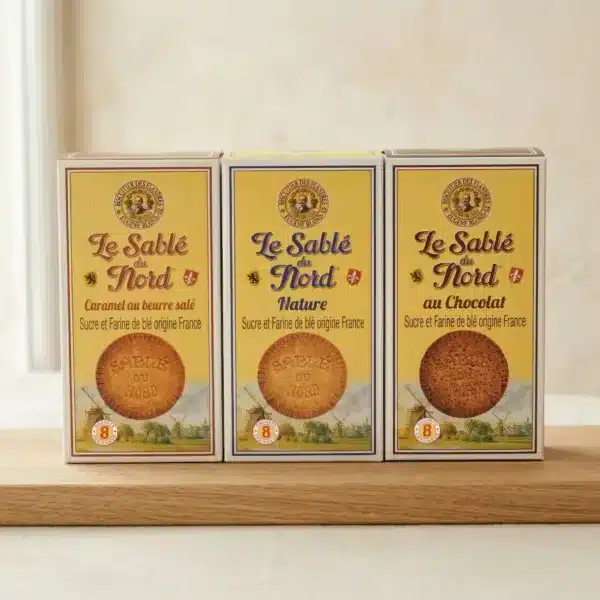 trio sablés du nord ( nature caramel et chocolat