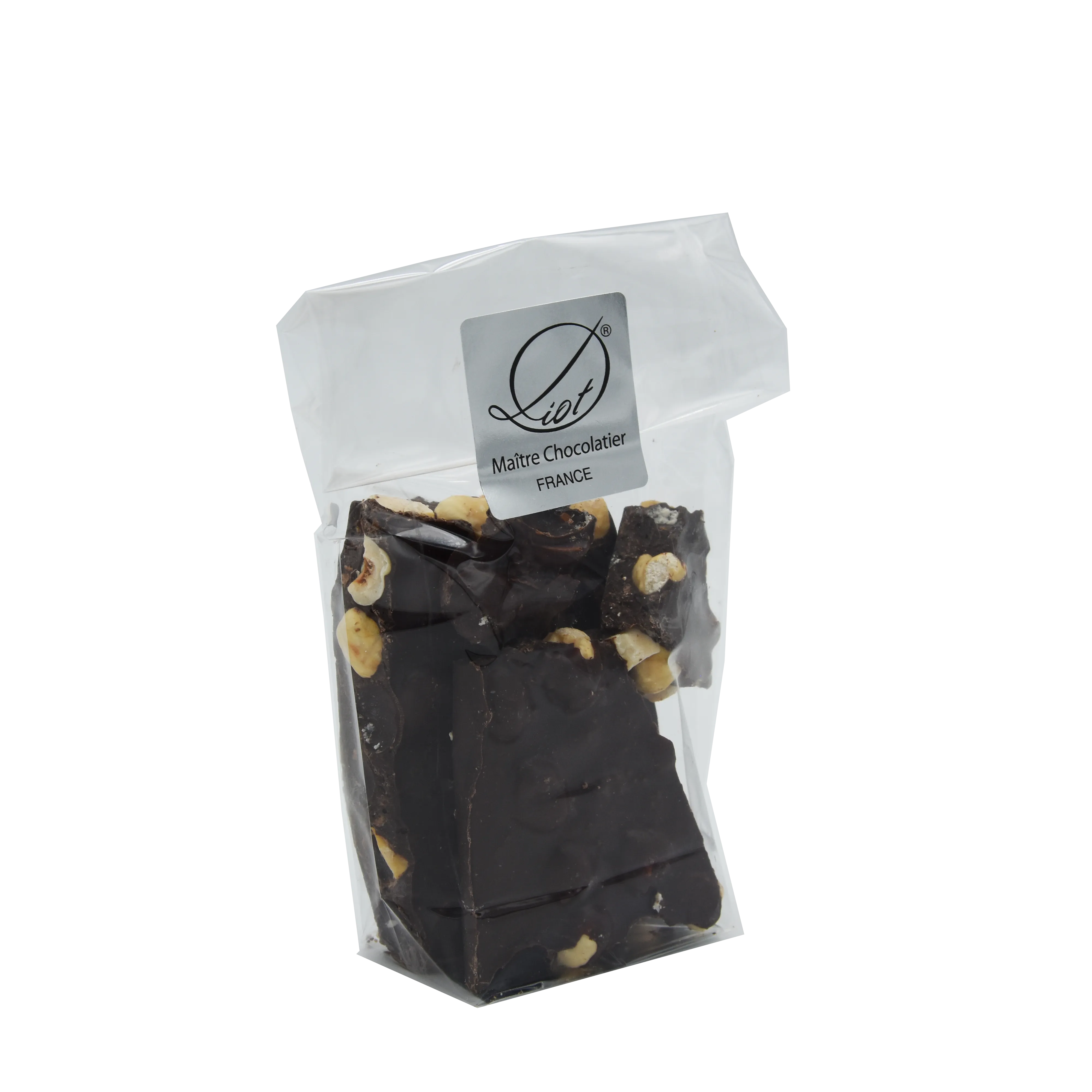 Plaques cassées - 140g - Chocolat noir - Chocolaterie Diot