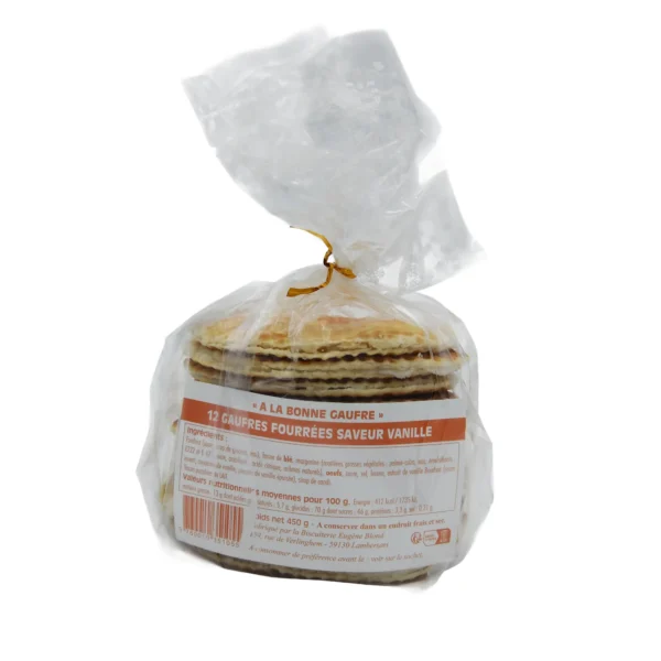 A la bonne gaufre fourré vanille 450g
